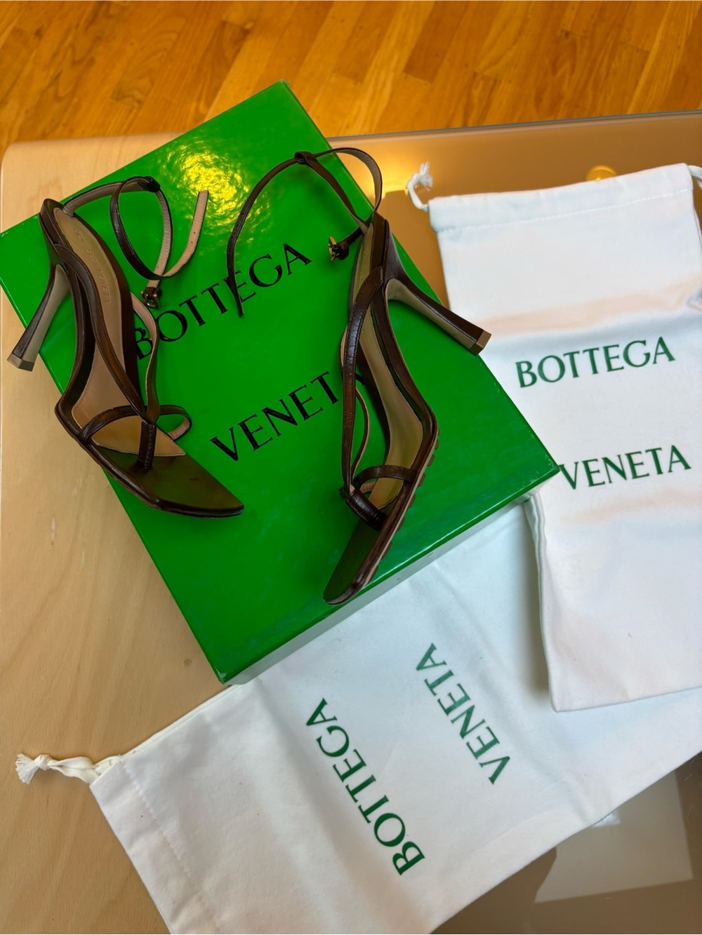 ✨ BOTTEGA VENETA STRETCH STRAP HEELS ✨